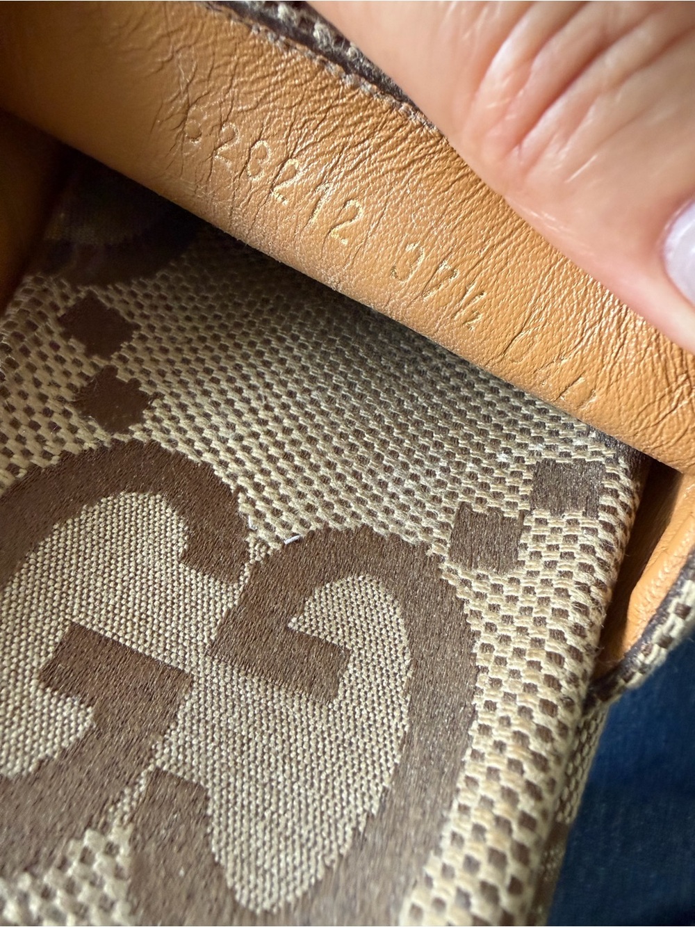Gucci Brown Beige Logo Platform Slide Sandals - Picture 9 of 13